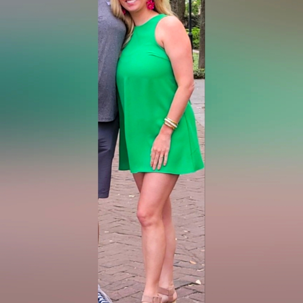 Zara romper in bright green!